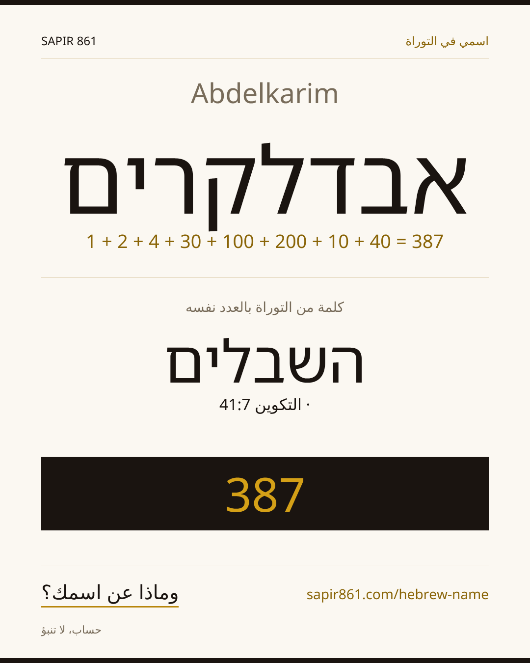 Abdelkarim — אבדלקרים