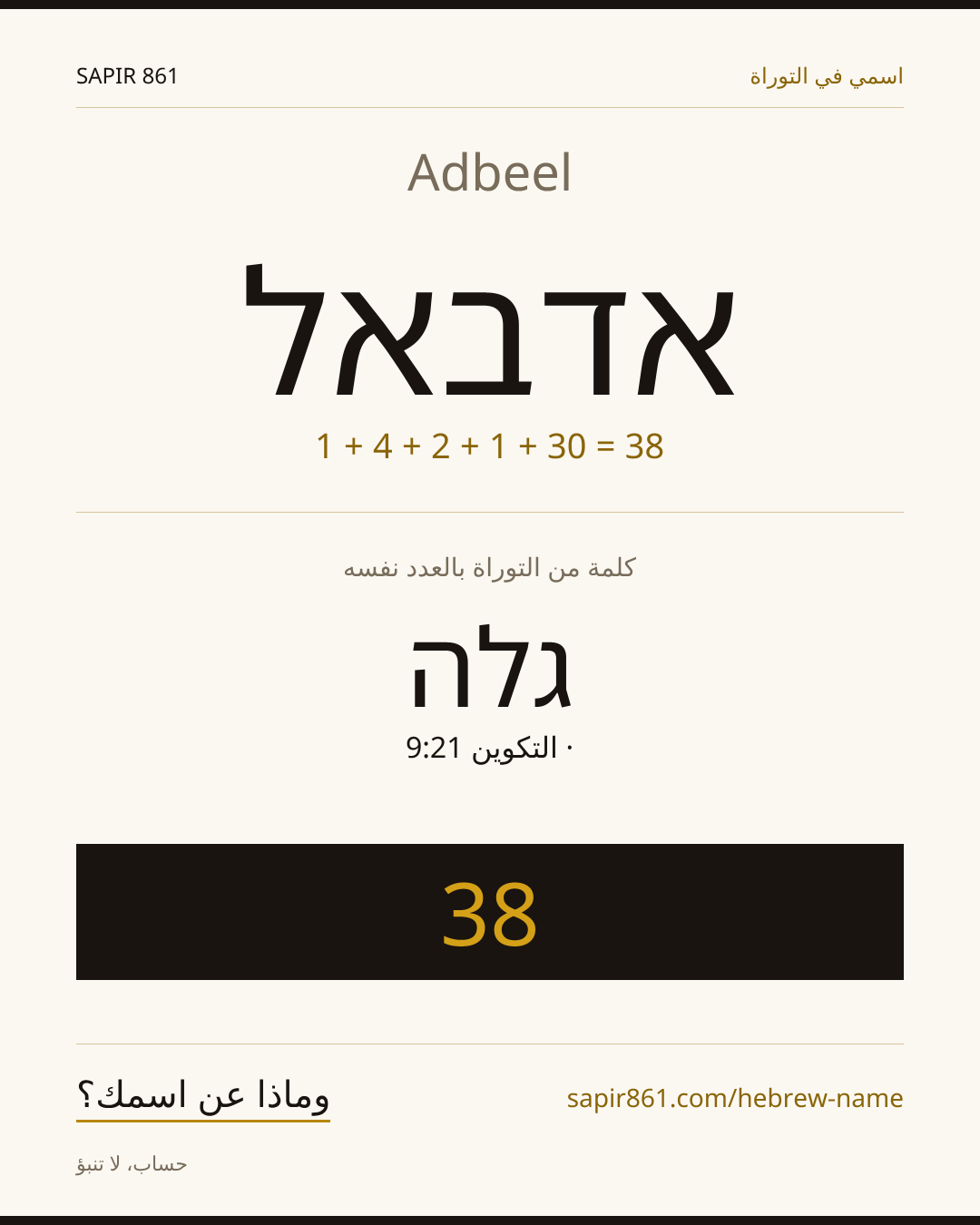 Adbeel — אדבאל