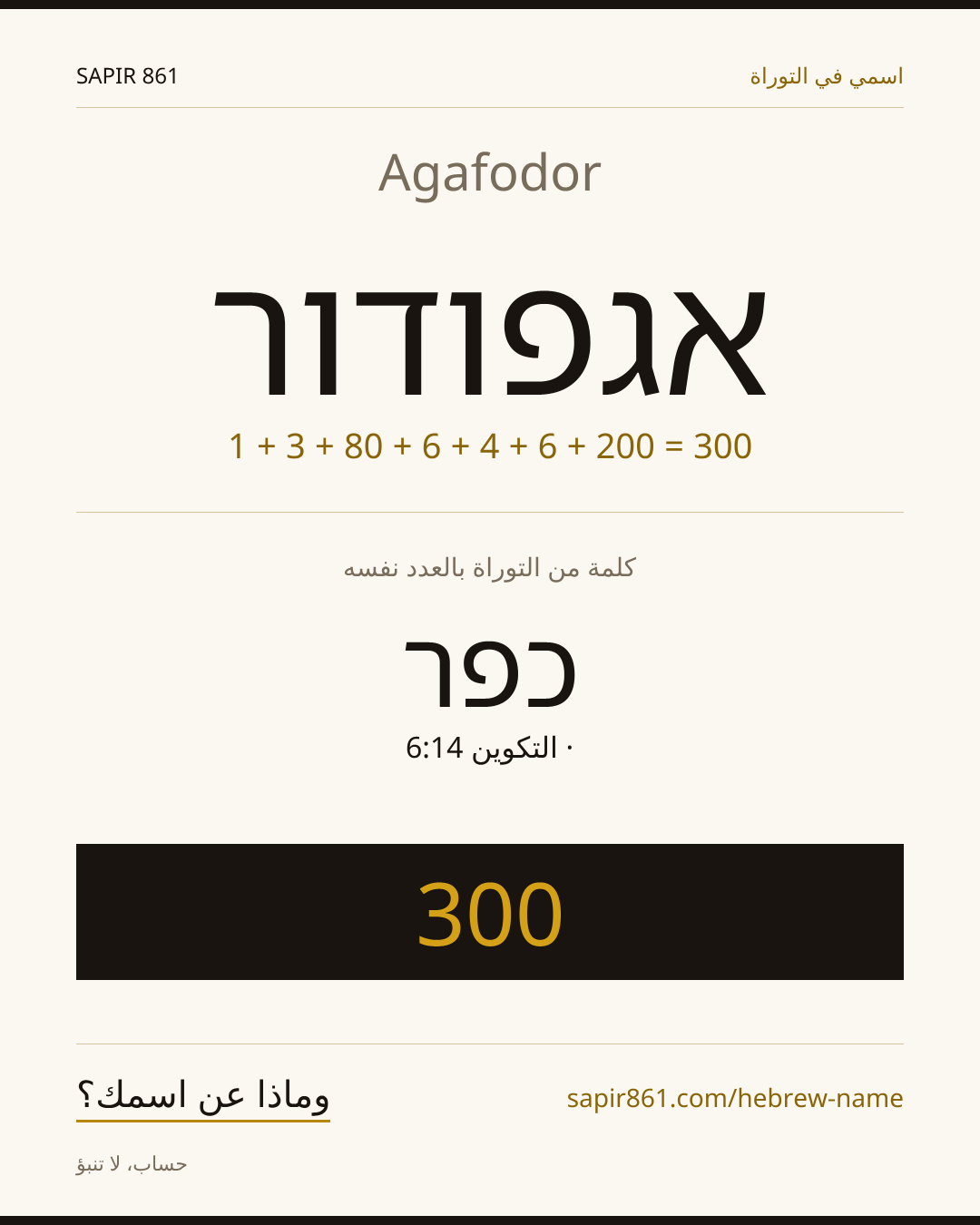 Agafodor — אגפודור