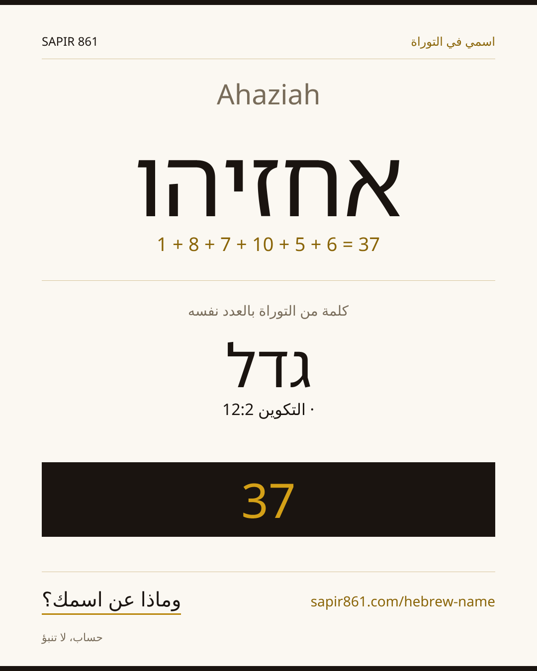Ahaziah — אחזיהו