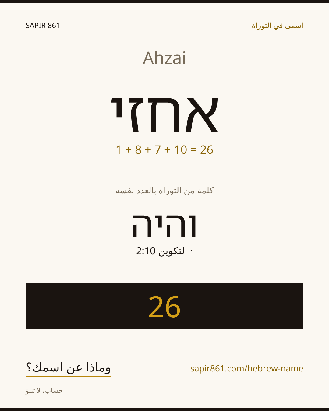Ahzai — אחזי