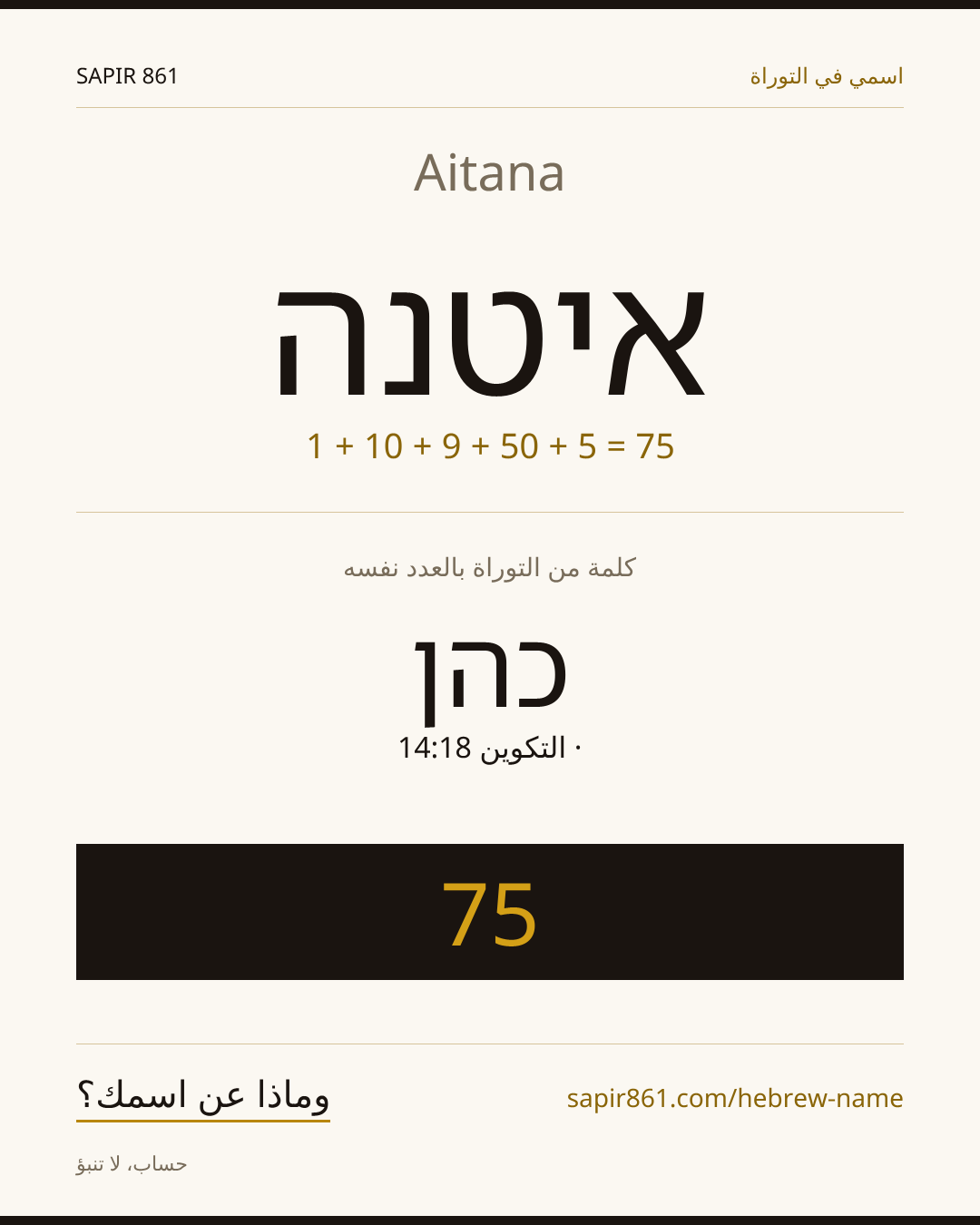 Aitana — איטנה