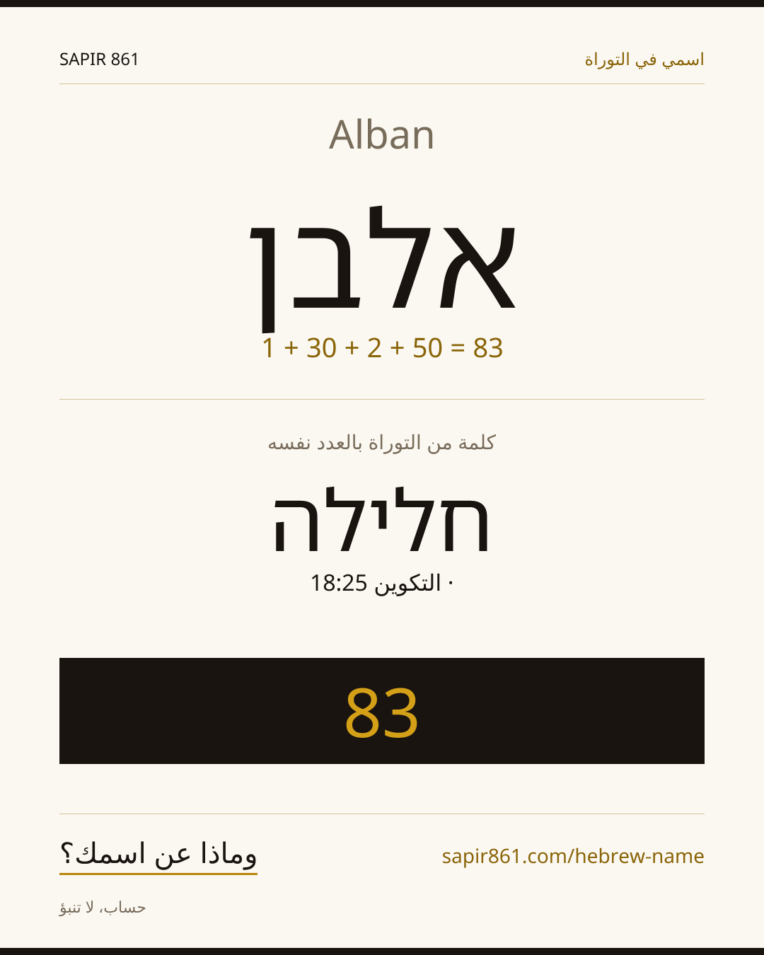 Alban — אלבן