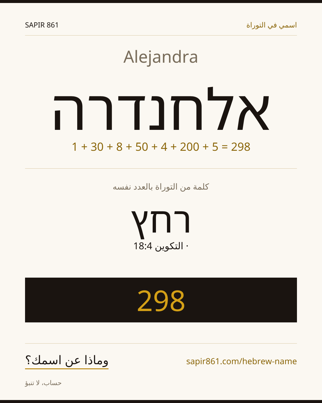 Alejandra — אלחנדרה