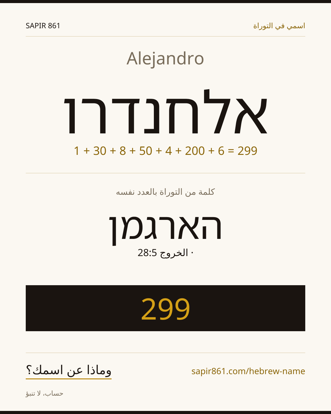 Alejandro — אלחנדרו