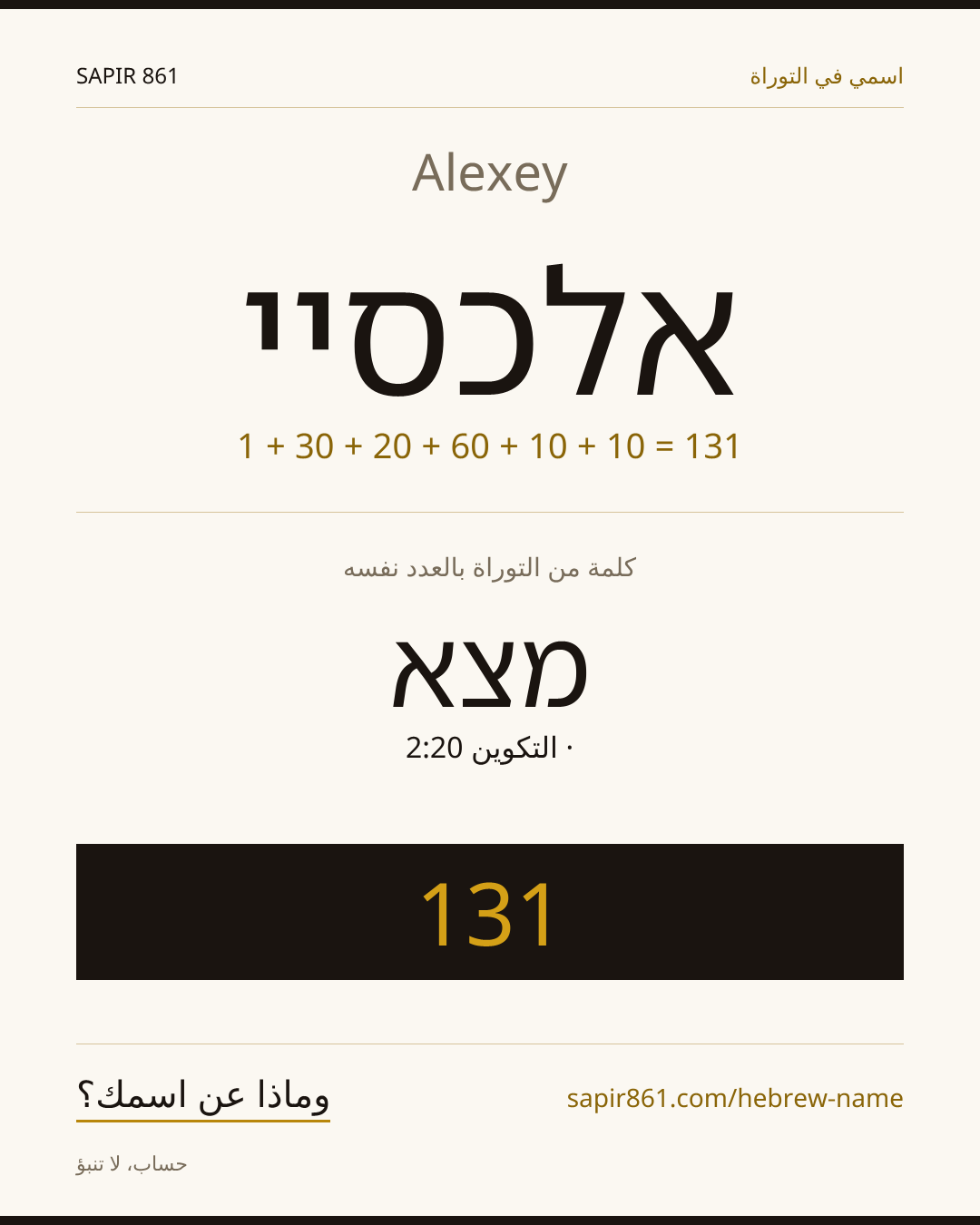 Alexey — אלכסיי