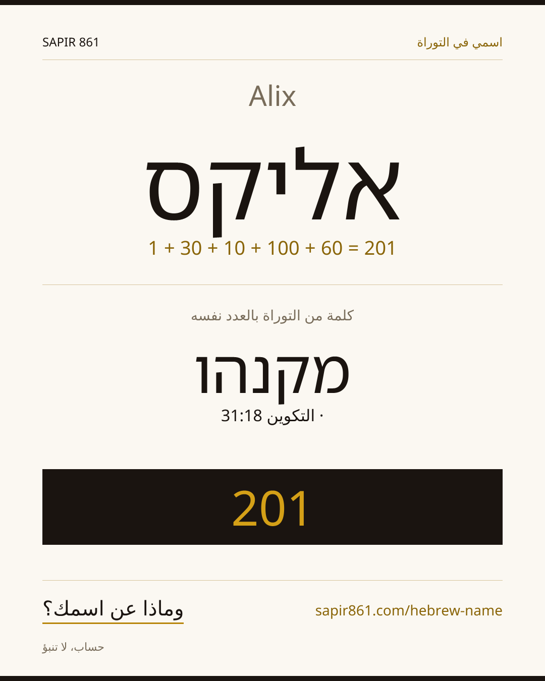 Alix — אליקס