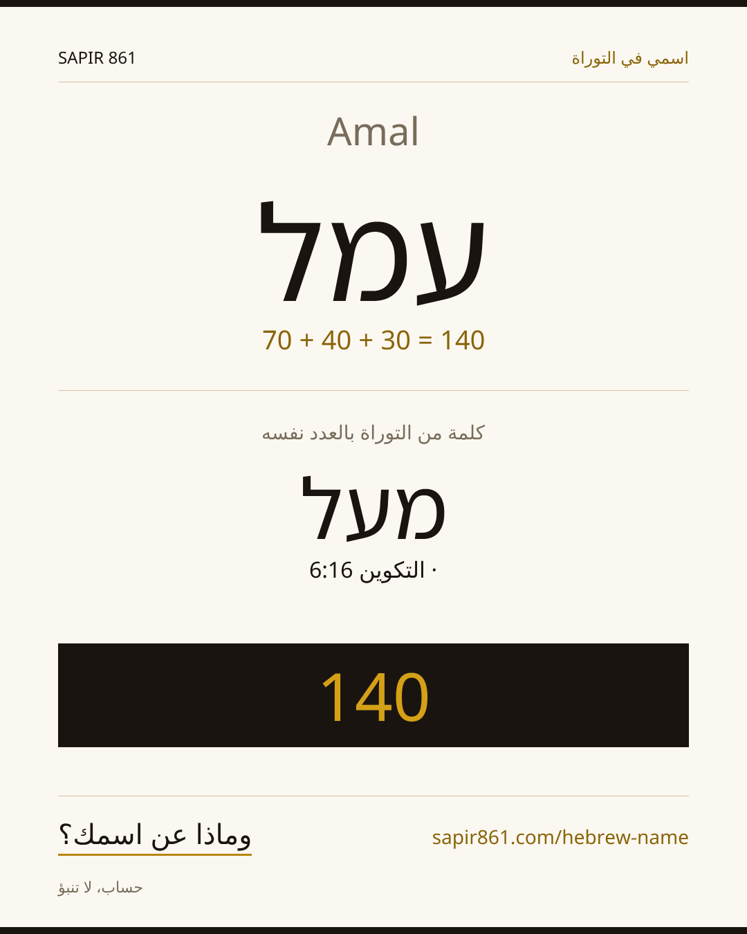 Amal — עמל