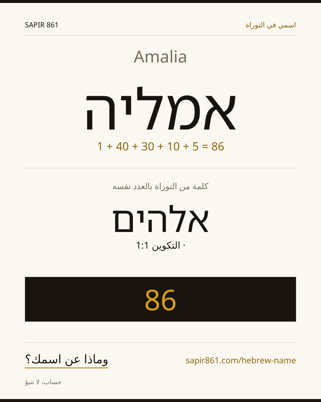 Amalia — אמליה