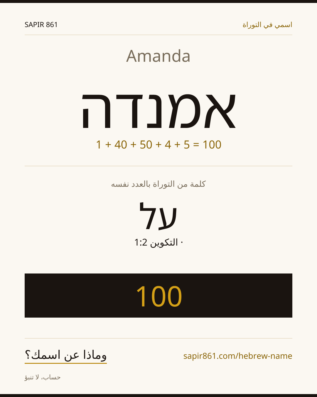 Amanda — אמנדה