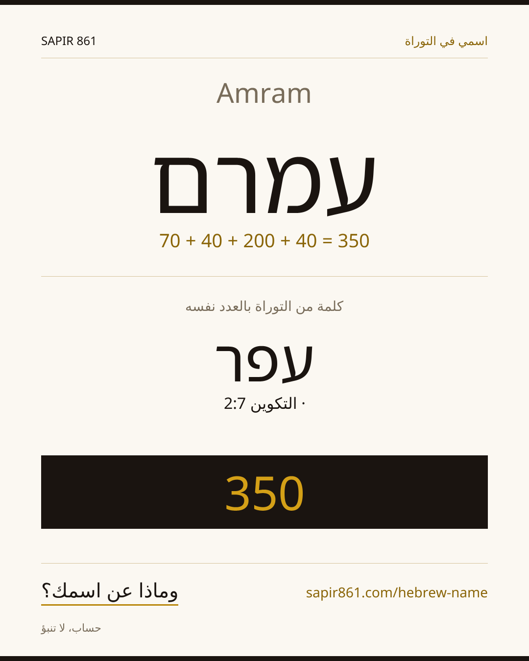 Amram — עמרם