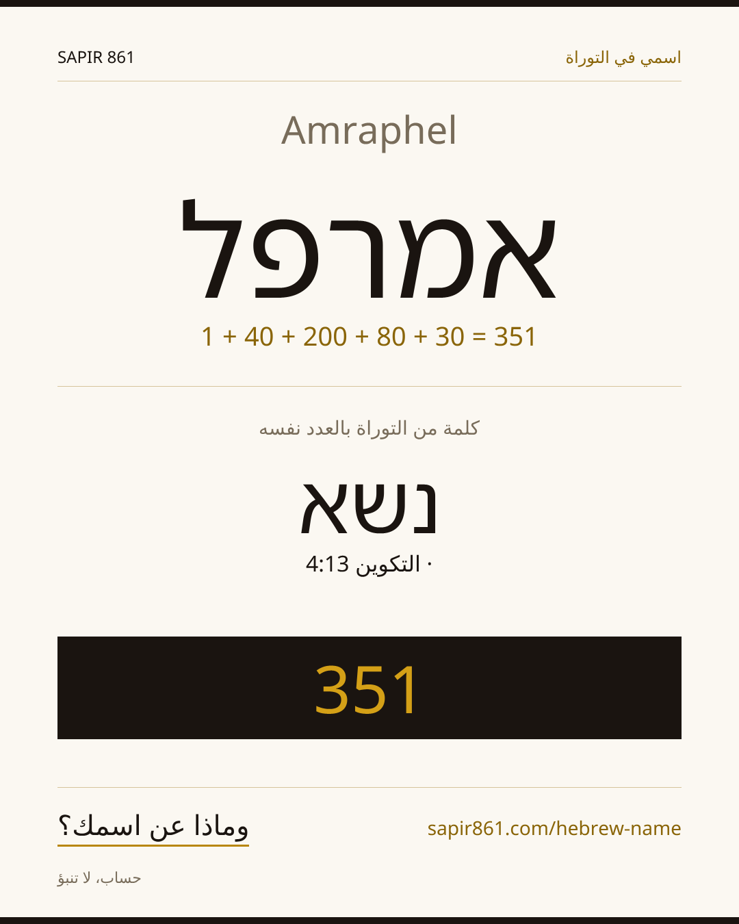 Amraphel — אמרפל
