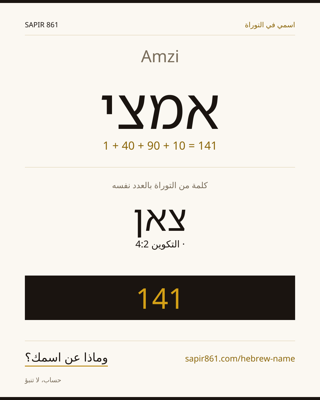 Amzi — אמצי