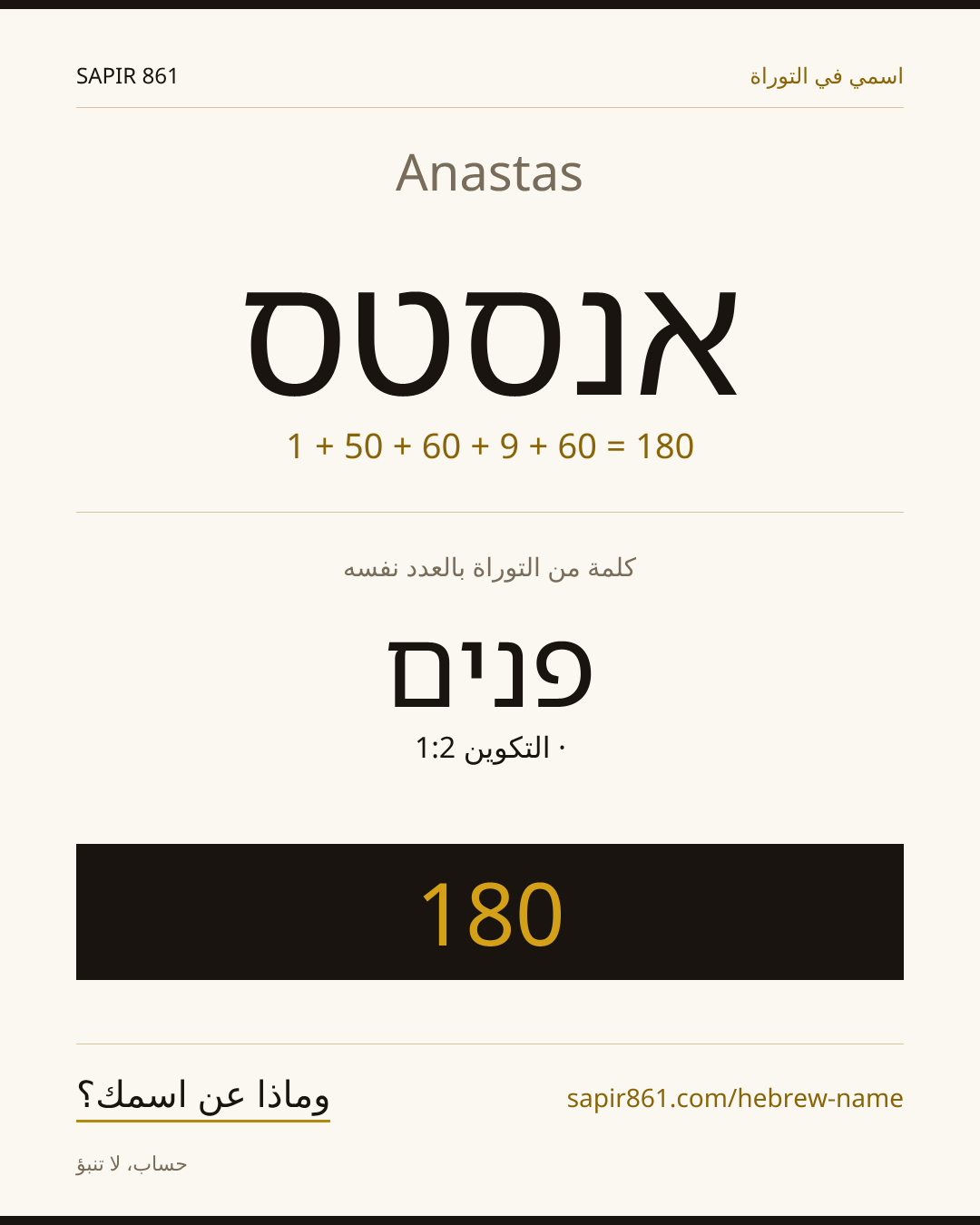 Anastas — אנסטס