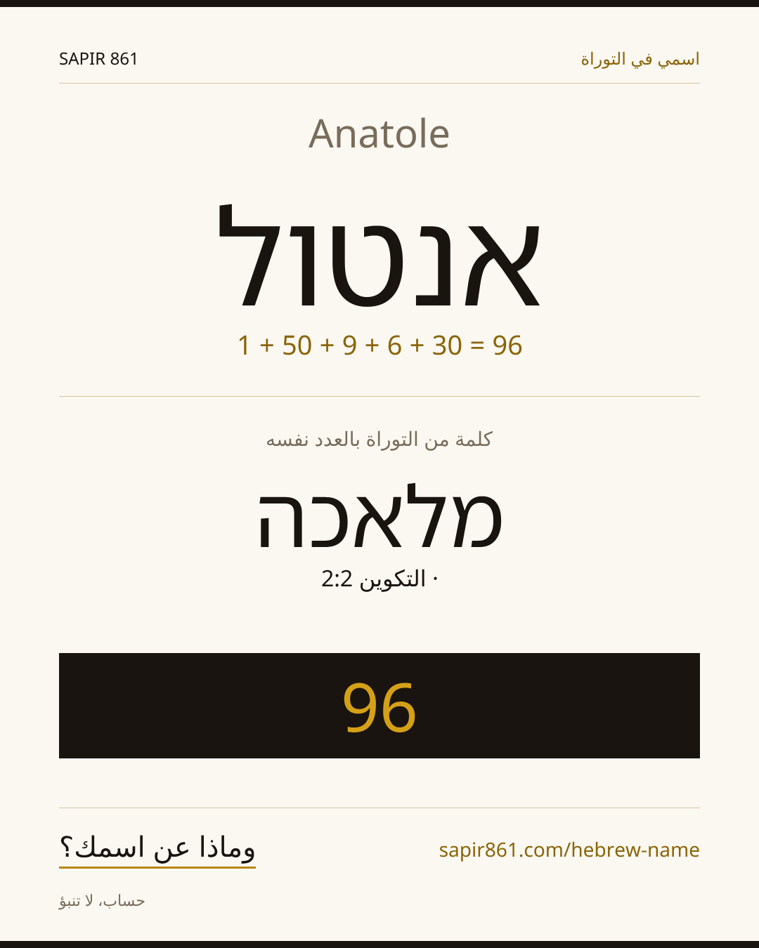 Anatole — אנטול