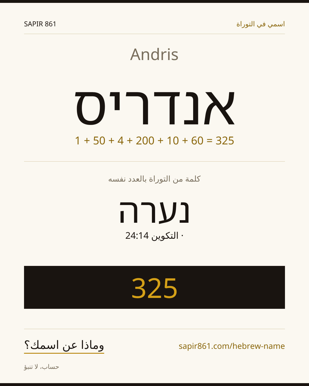Andris — אנדריס