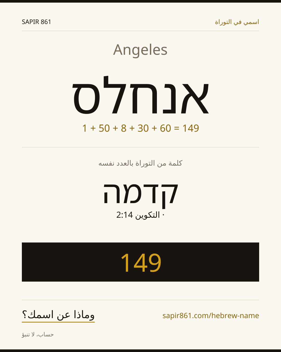 Angeles — אנחלס