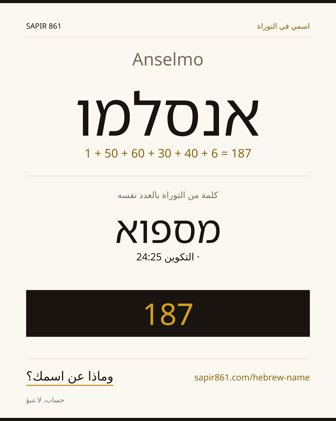 Anselmo — אנסלמו