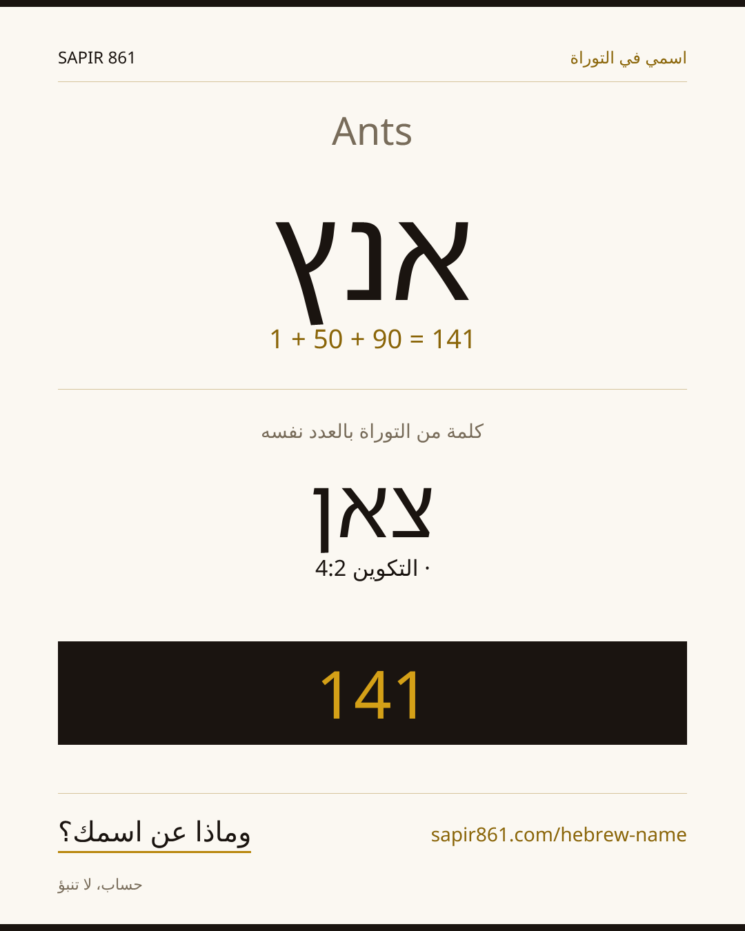 Ants — אנץ