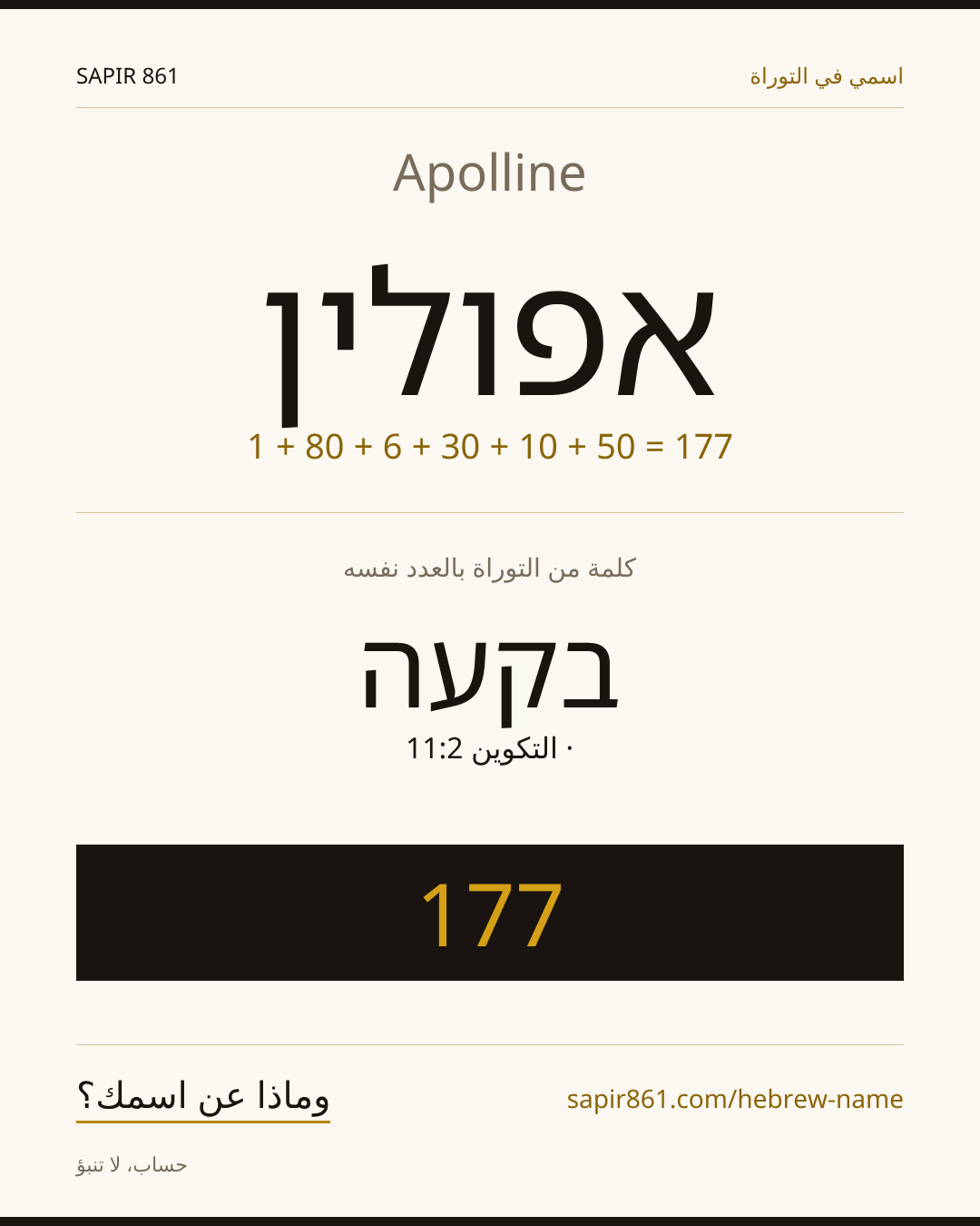Apolline — אפולין