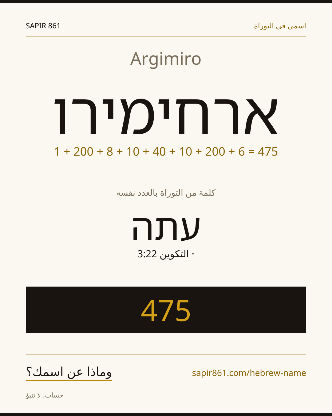 Argimiro — ארחימירו