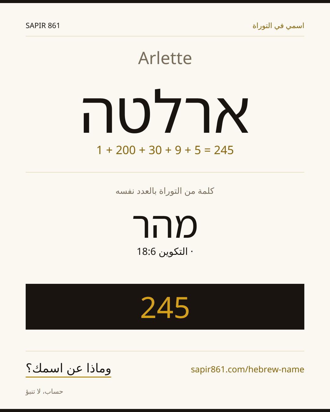 Arlette — ארלטה