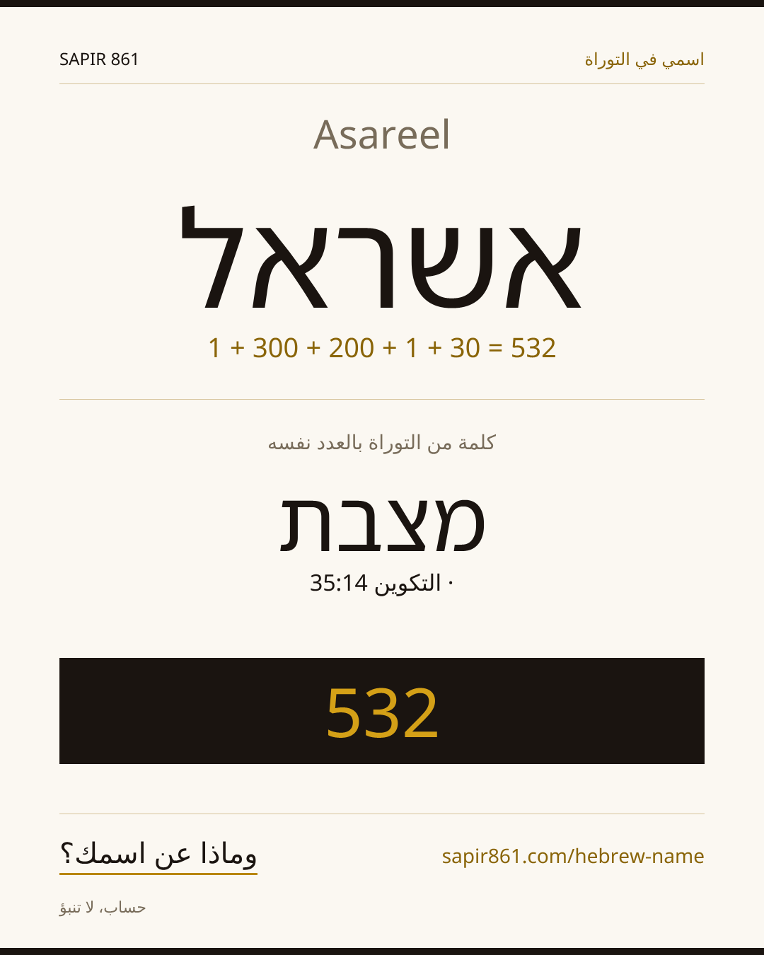 Asareel — אשראל