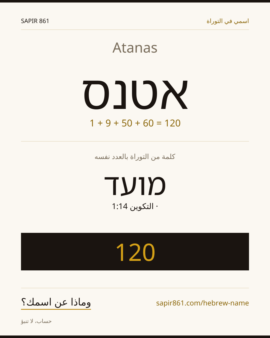 Atanas — אטנס