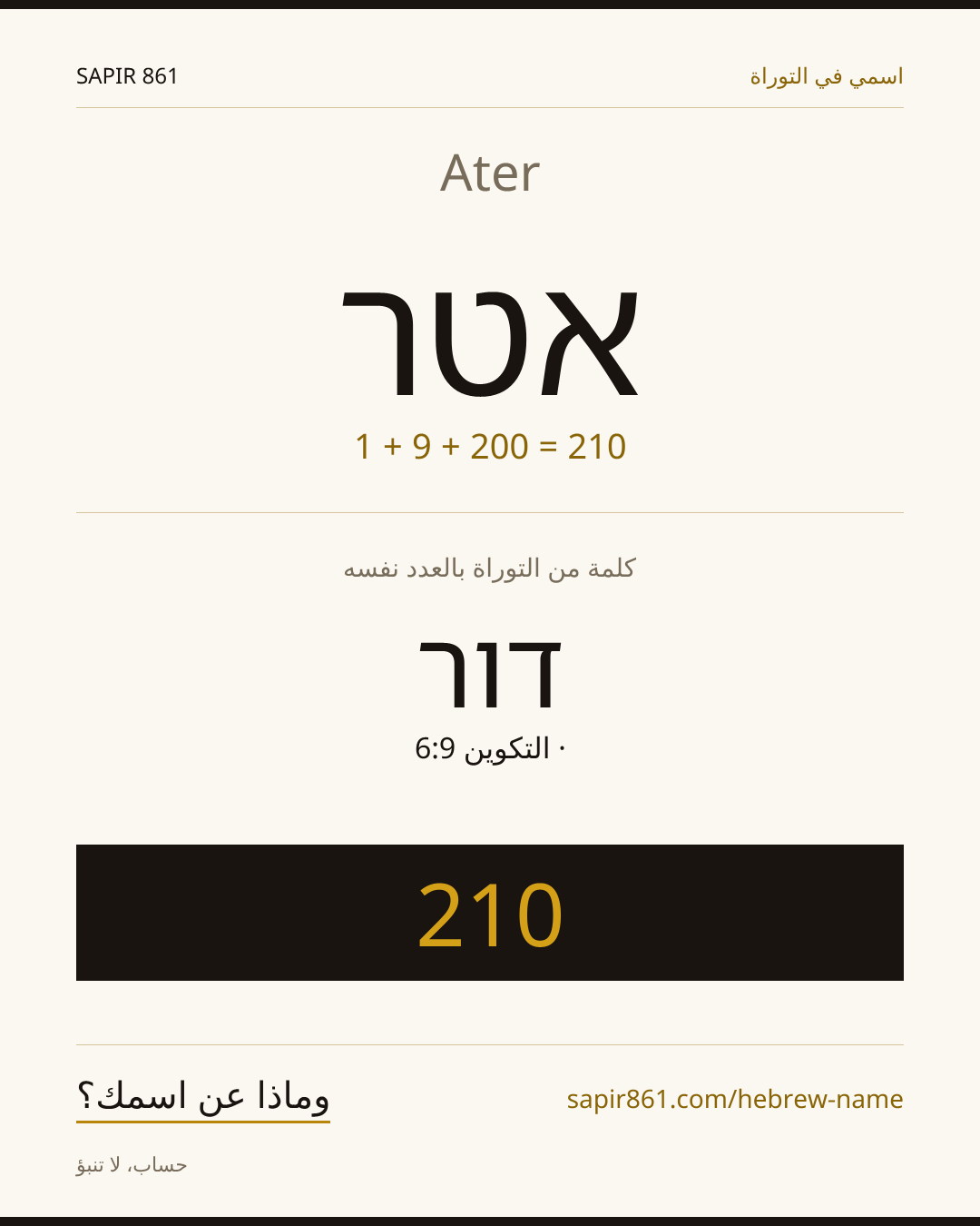 Ater — אטר