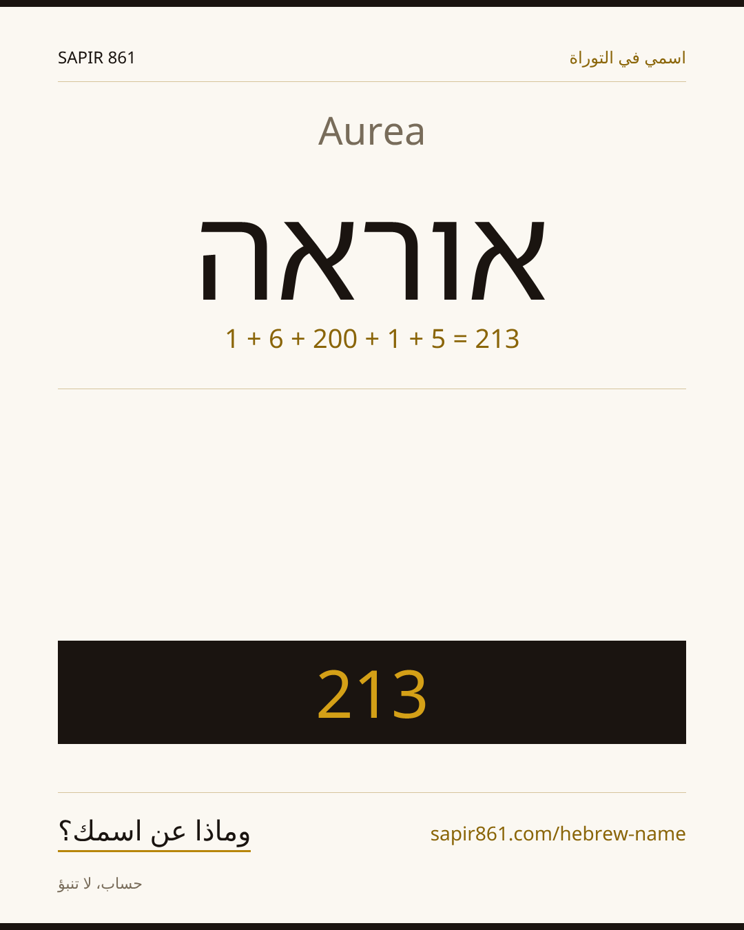 Aurea — אוראה