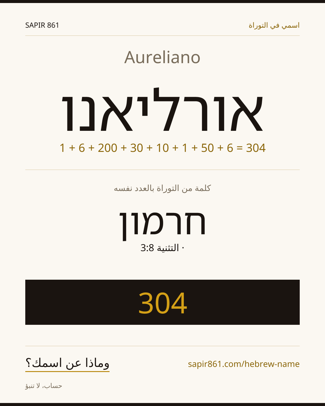 Aureliano — אורליאנו