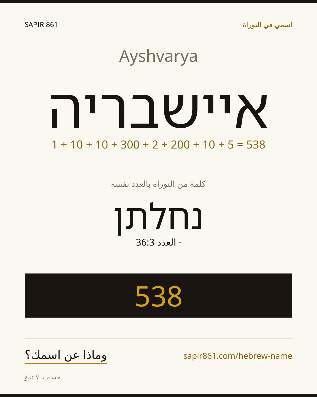 Ayshvarya — איישבריה