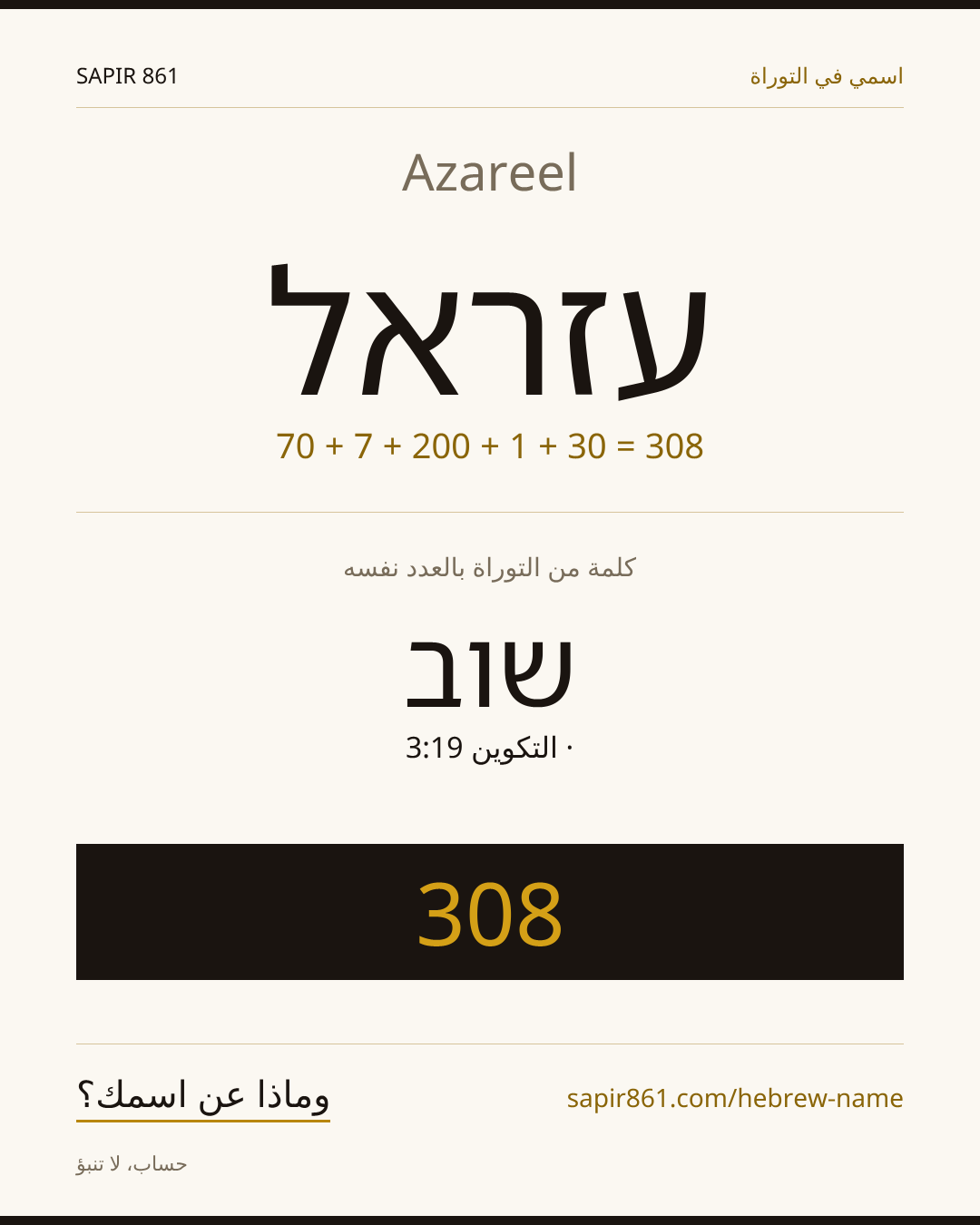 Azareel — עזראל