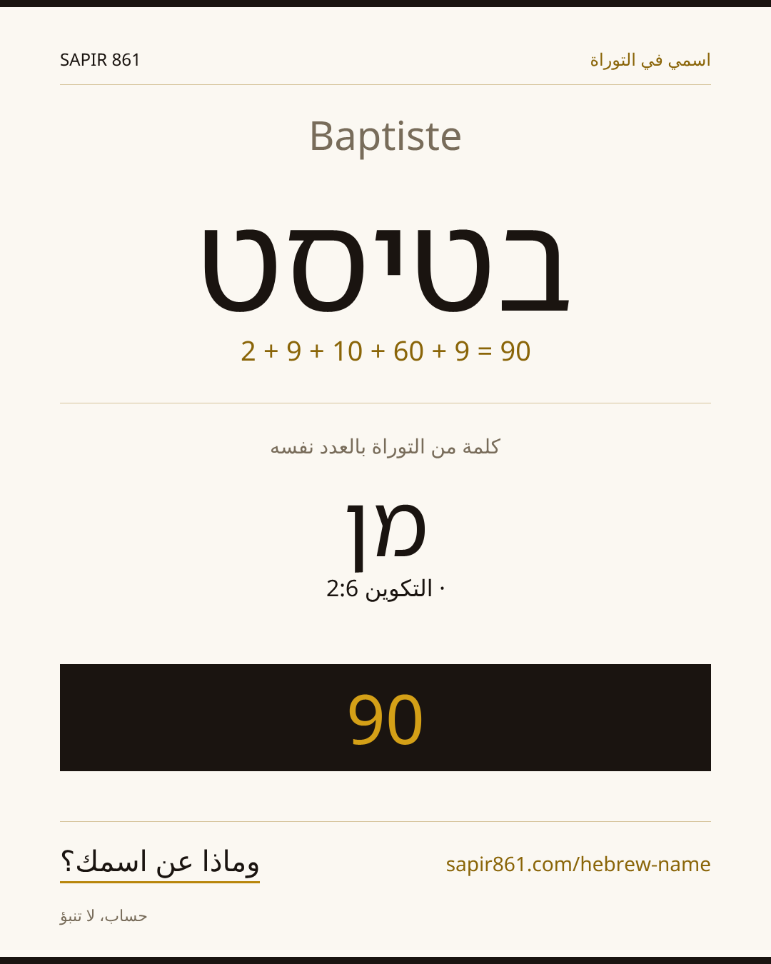 Baptiste — בטיסט