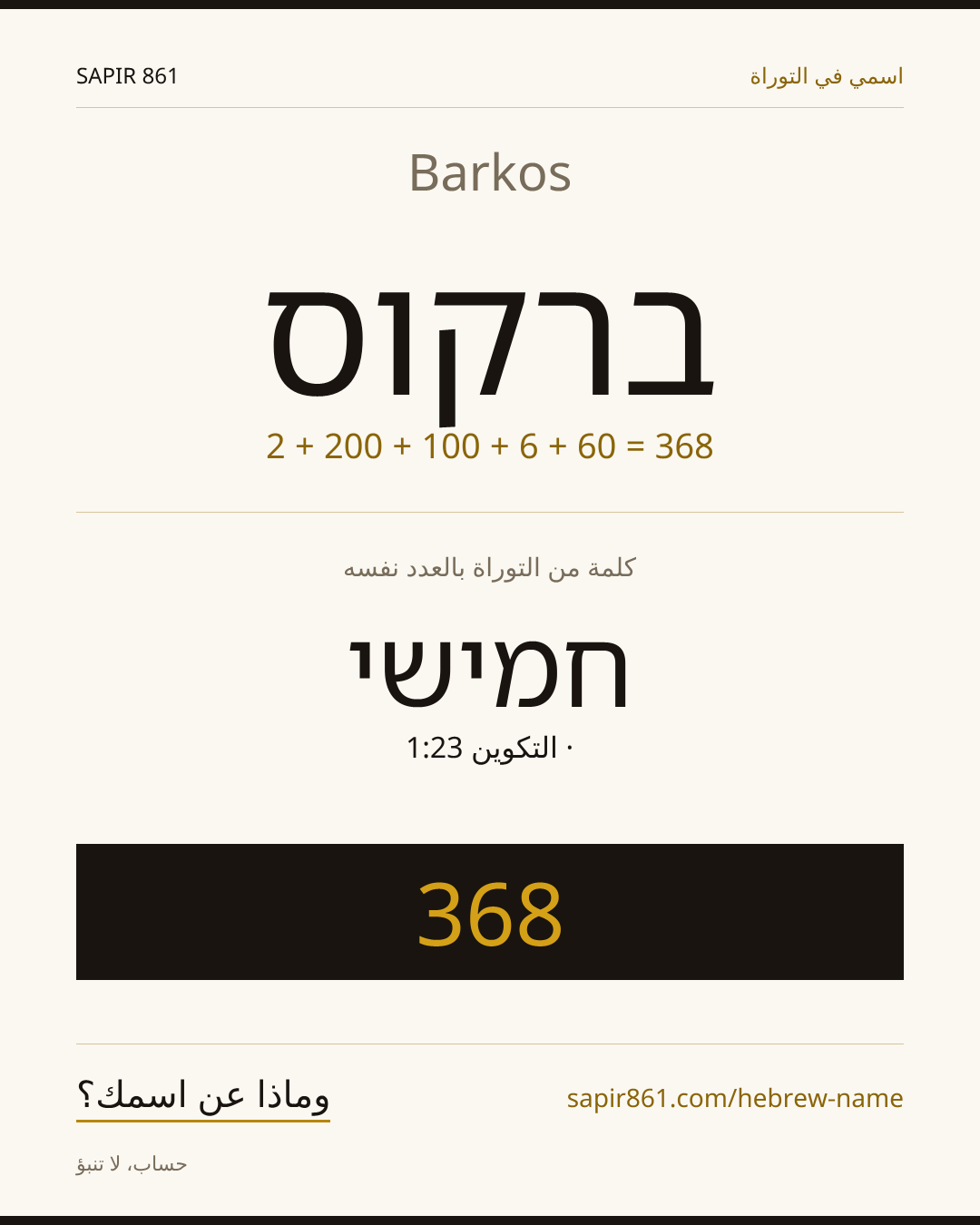 Barkos — ברקוס