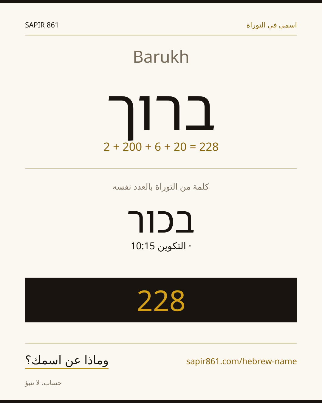 Barukh — ברוך