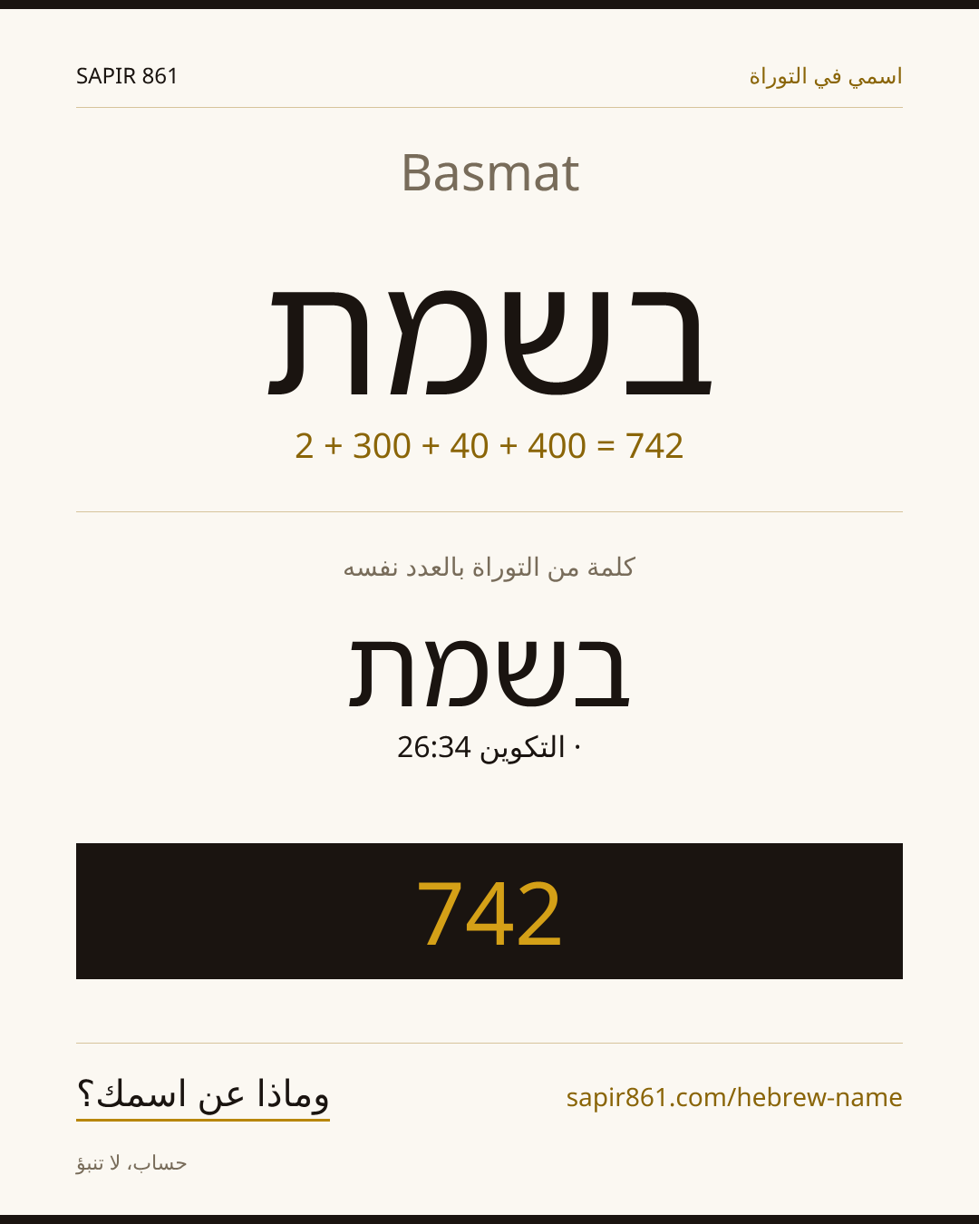 Basmat — בשמת