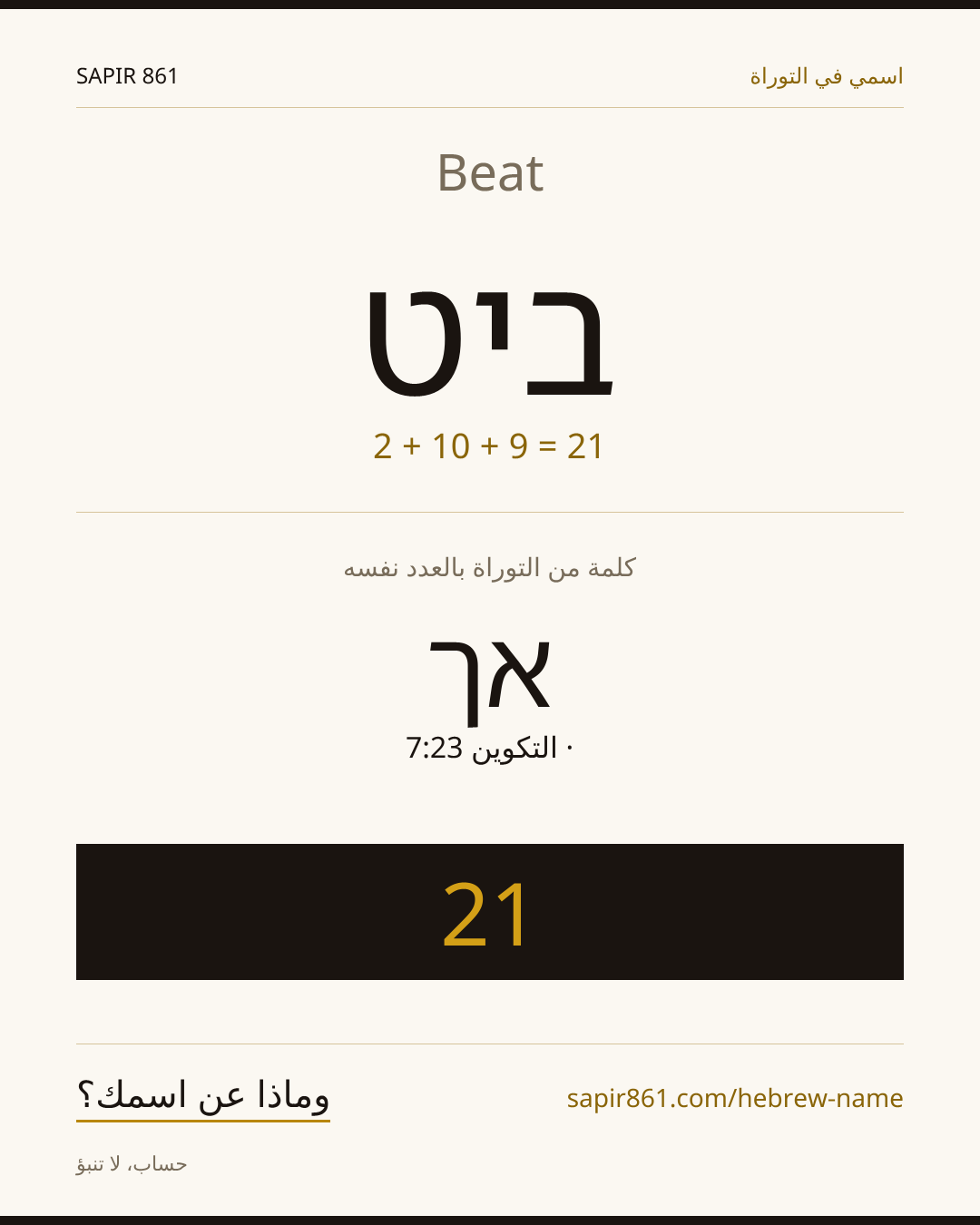 Beat — ביט