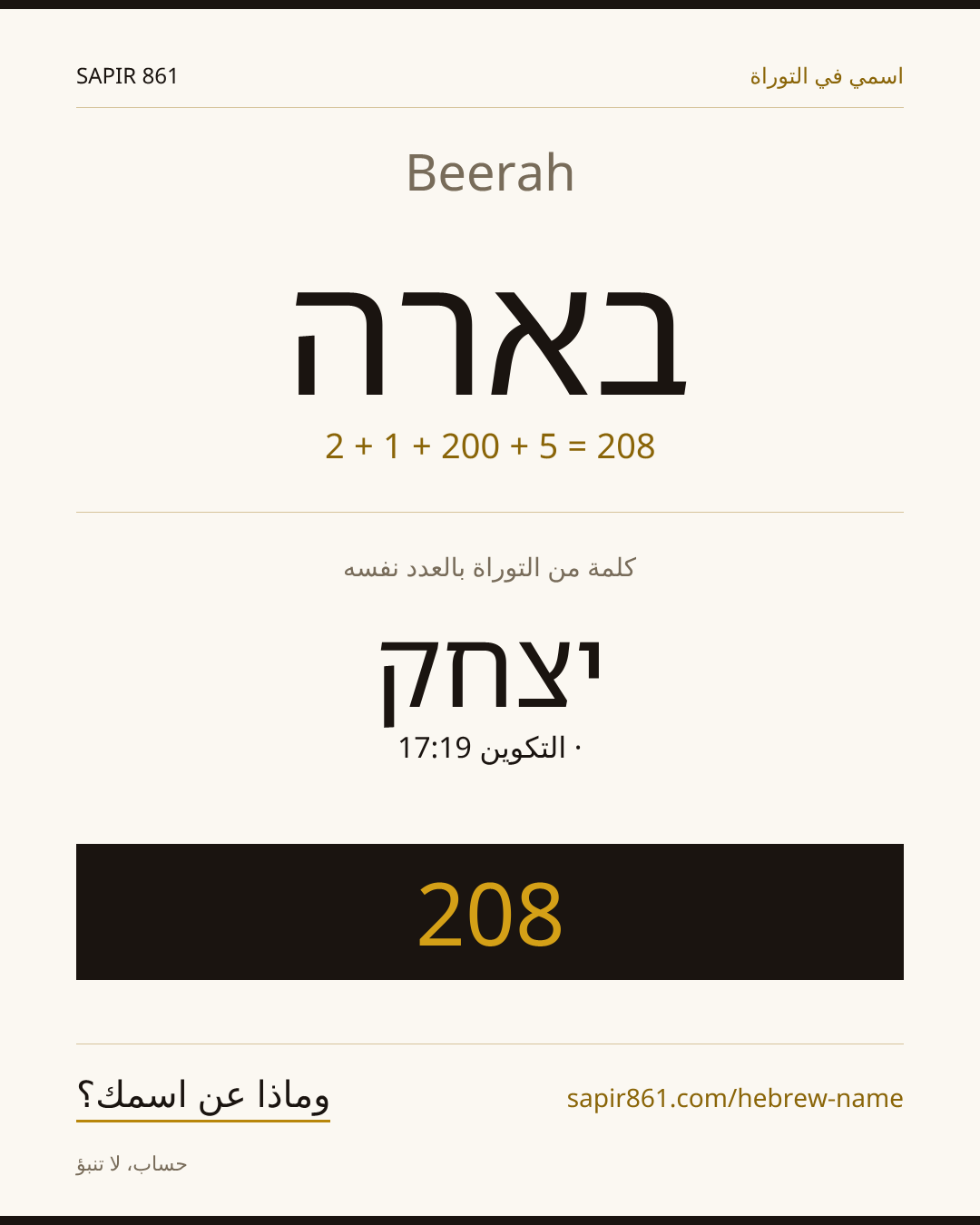 Beerah — בארה