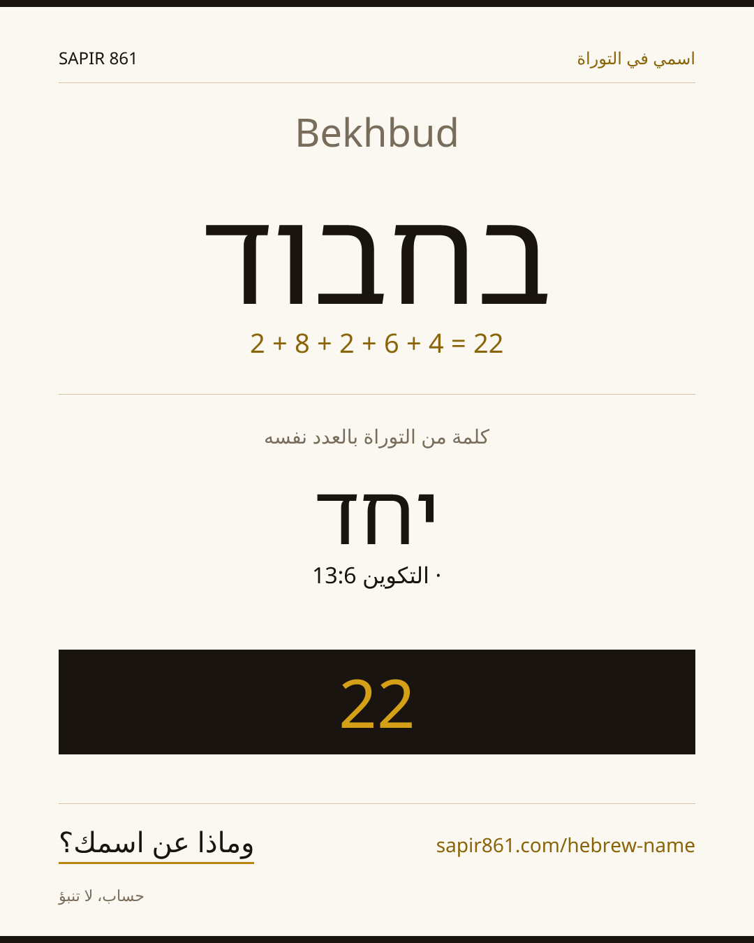 Bekhbud — בחבוד