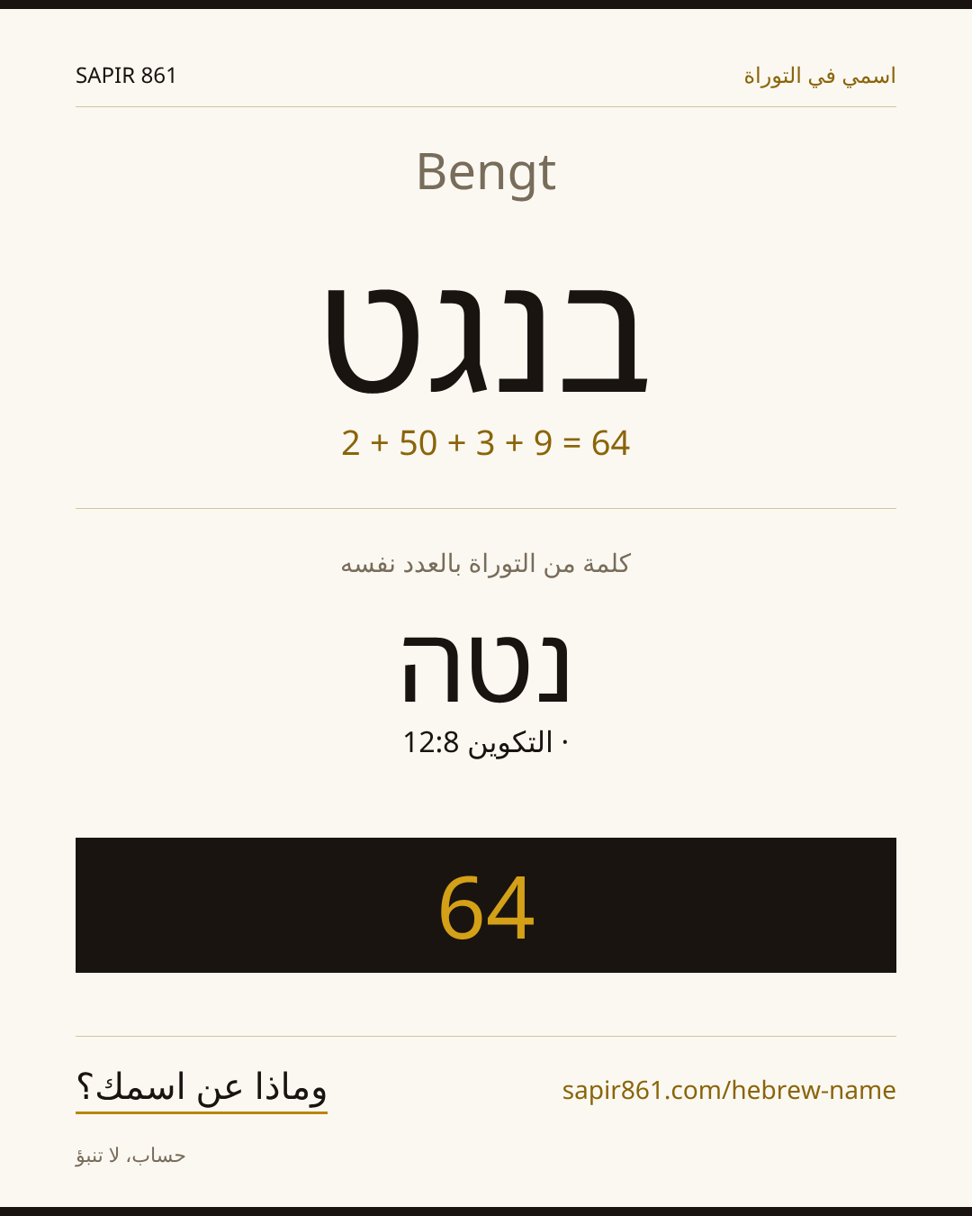 Bengt — בנגט