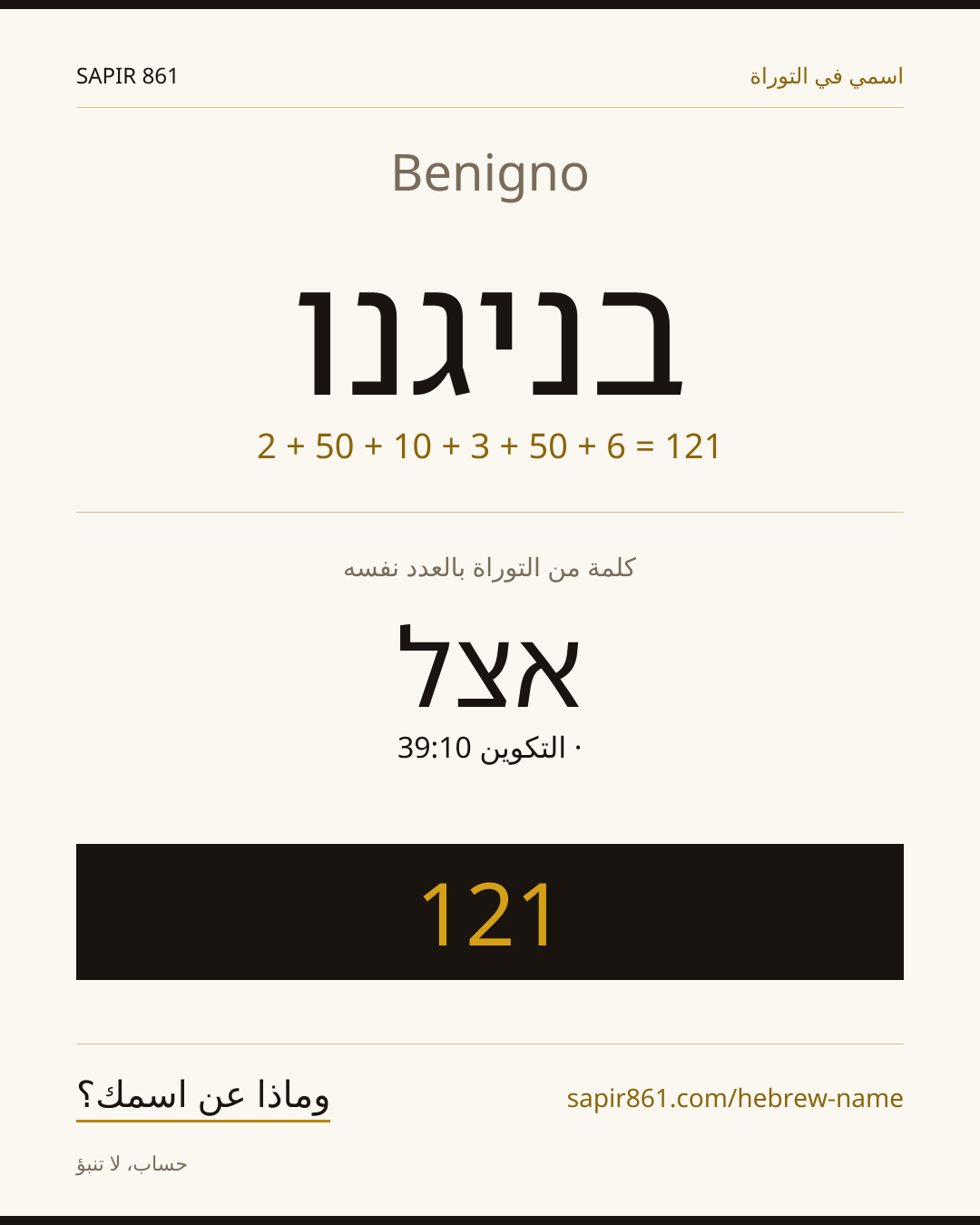 Benigno — בניגנו