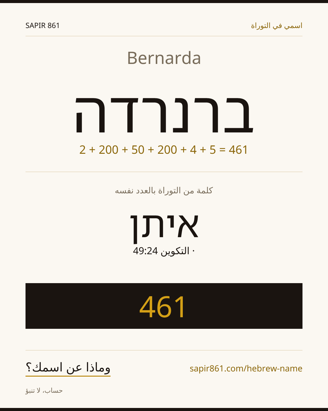 Bernarda — ברנרדה
