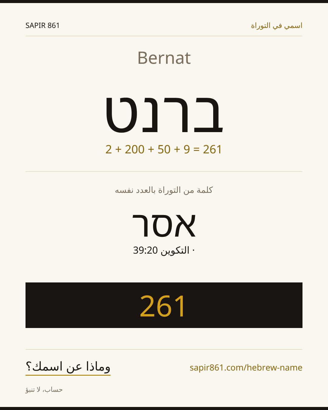 Bernat — ברנט