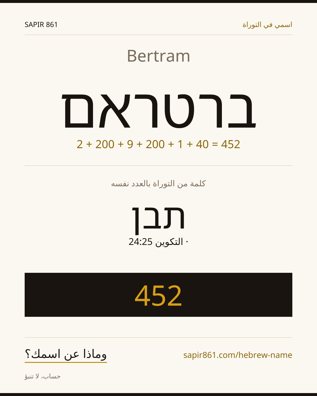 Bertram — ברטראם