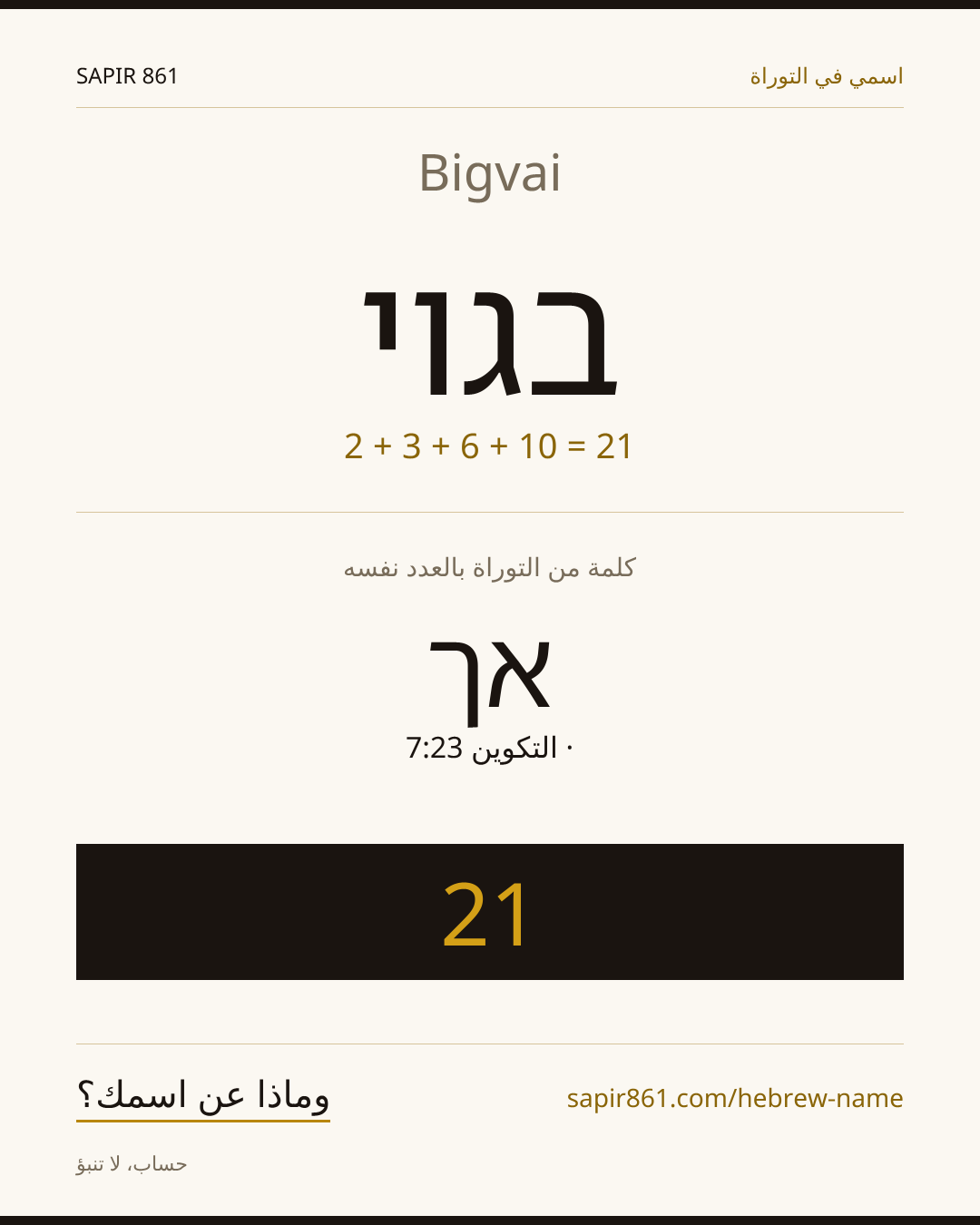 Bigvai — בגוי