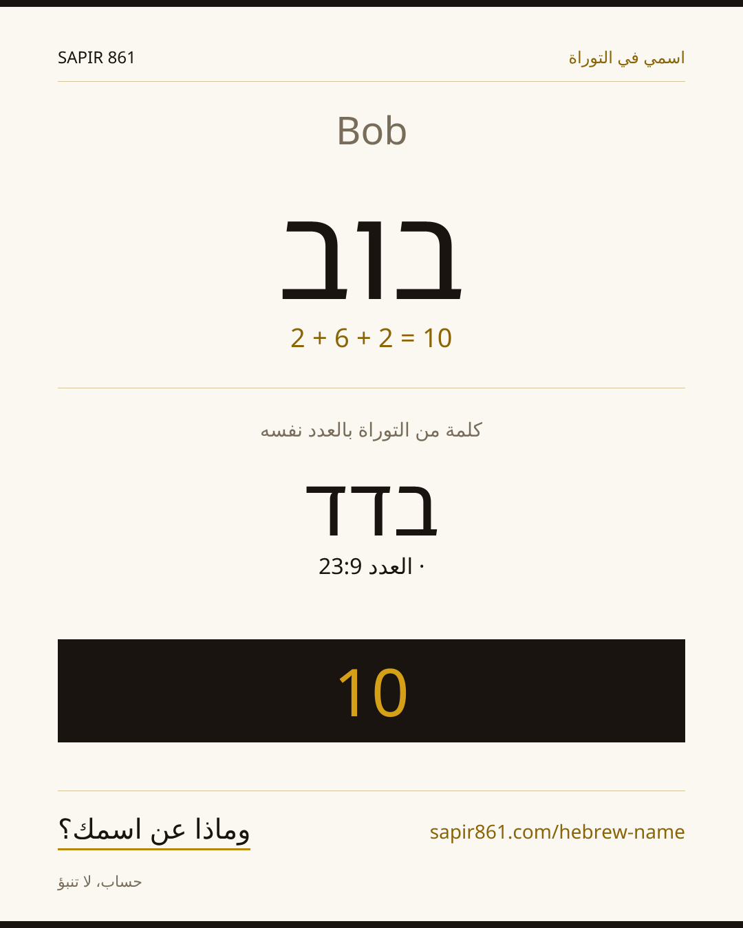 Bob — בוב