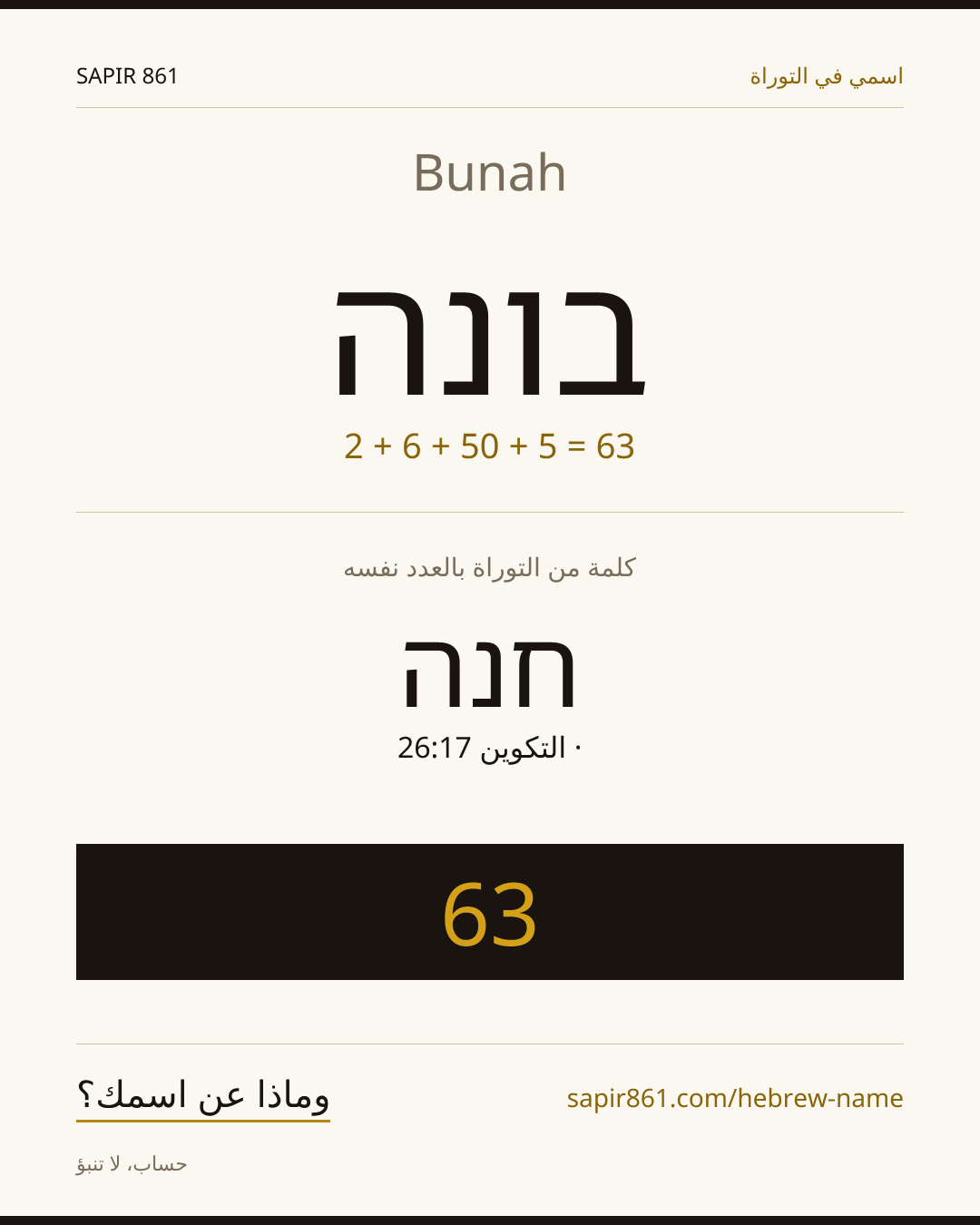 Bunah — בונה