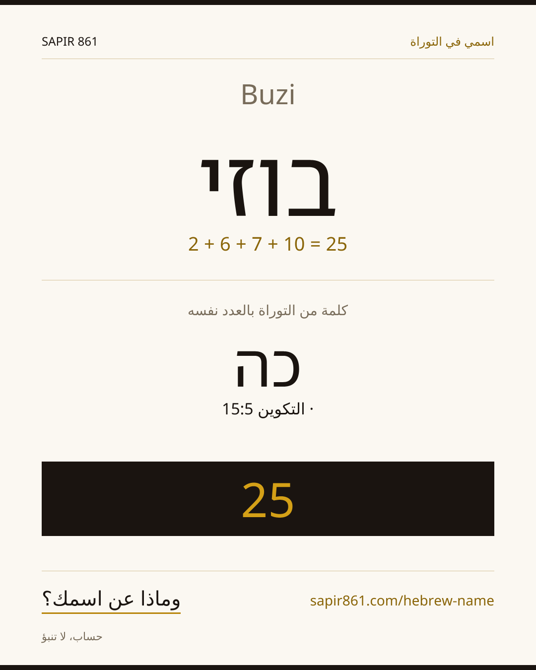 Buzi — בוזי
