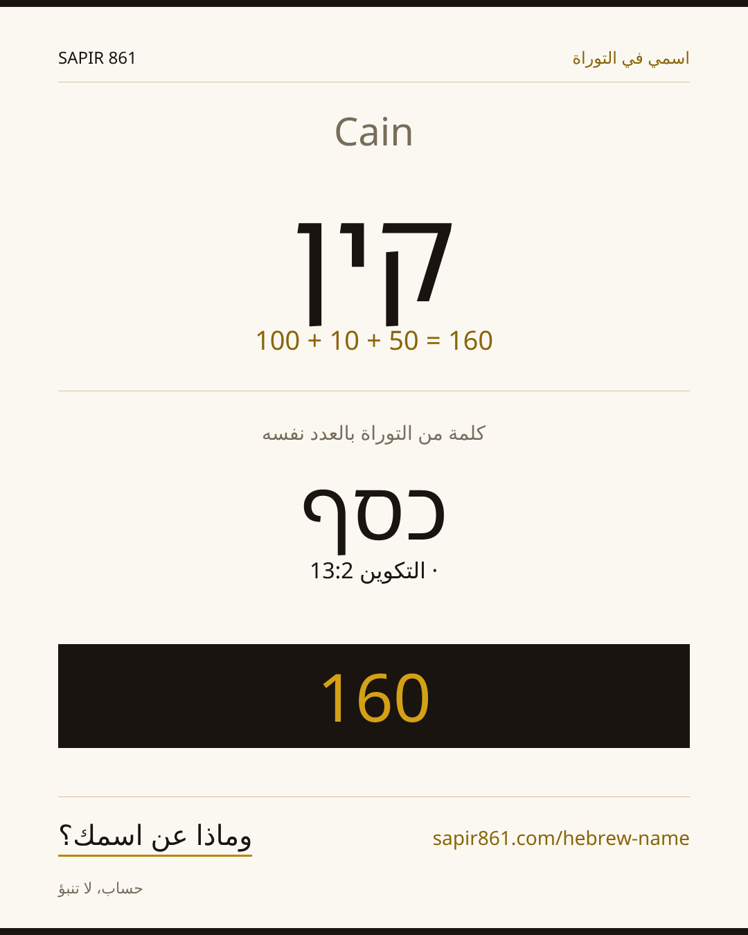 Cain — קין